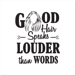 Good hair speak louder Posters and Art